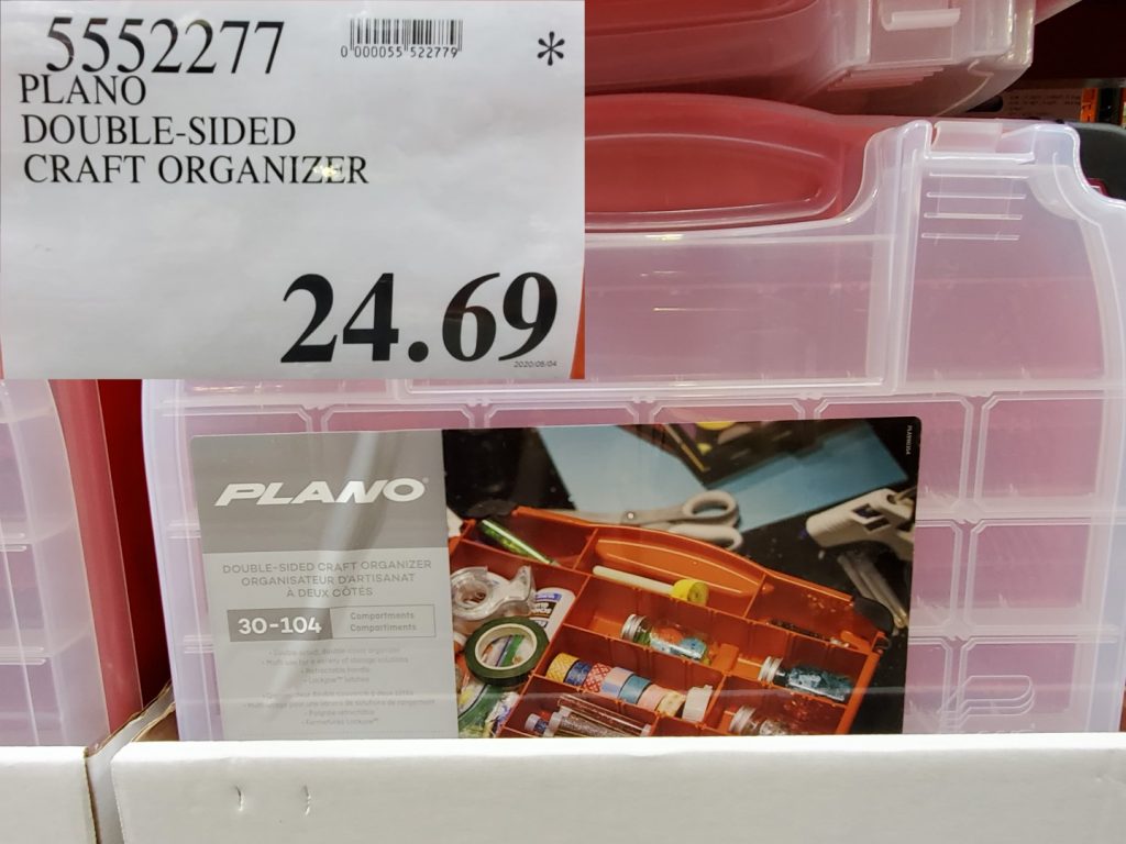 5552277 PLANO DOUBLE SIDED CRAFT ORGANIZER 24 69 - Costco East Fan Blog