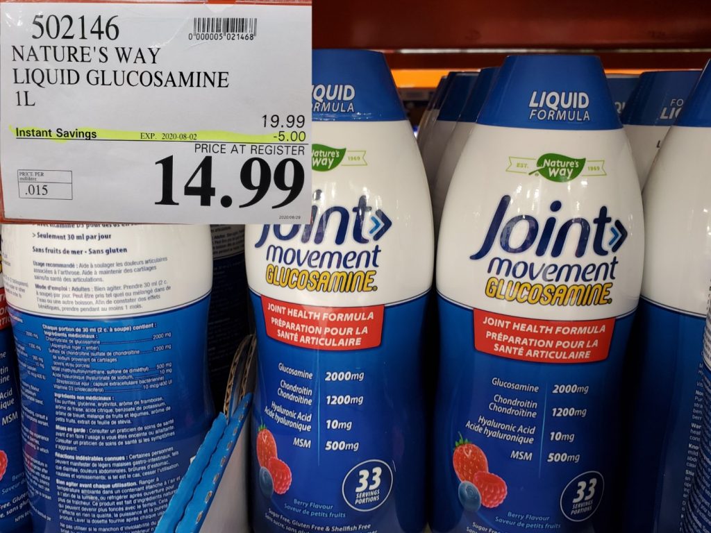 502146 NATURE S WAY LIQUID GLUCOSAMINE 1L 5 00 INSTANT SAVINGS EXPIRES