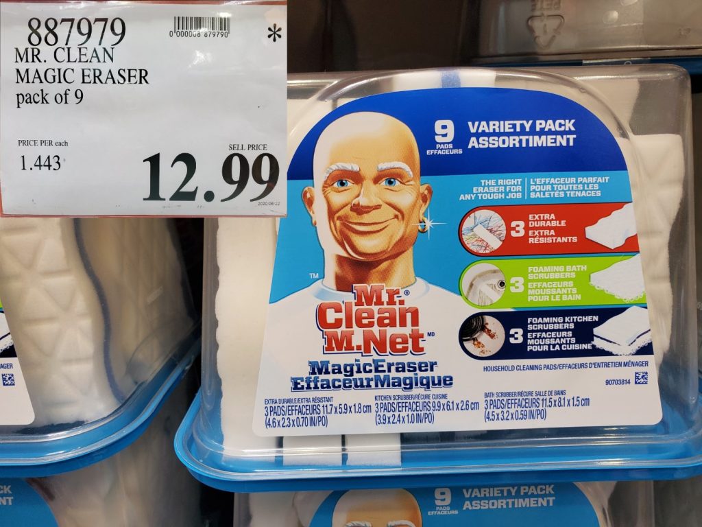 887979 MR CLEAN MAGIC ERASER PACK OF 9 12 99 Costco East Fan Blog