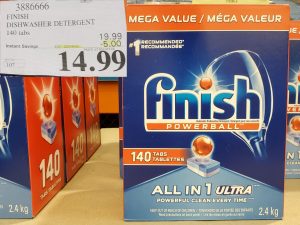 finish dish detergent