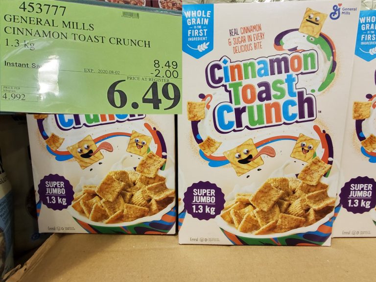 453777 GENERAL MILLS CINNAMON TOAST CRUNCH 1 3 kg 2 00 INSTANT SAVINGS ...