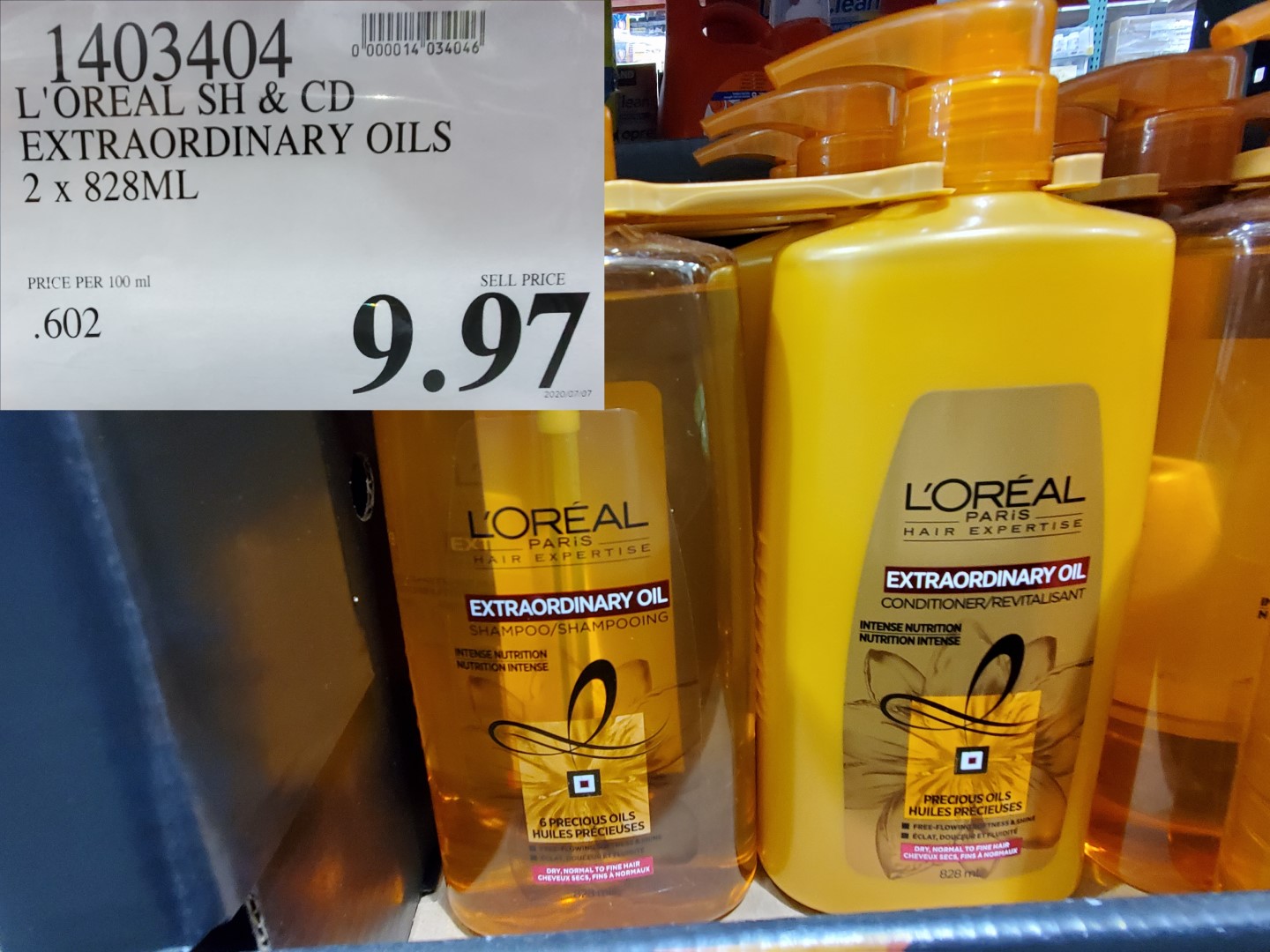 loreal extraordinary oils shampoo