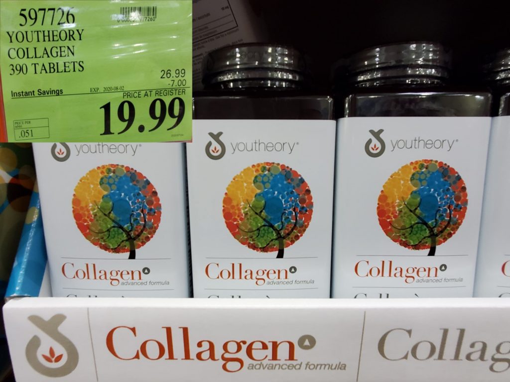 597726 YOUTHEORY COLLAGEN 390 TABLETS 7 00 INSTANT SAVINGS EXPIRES ON