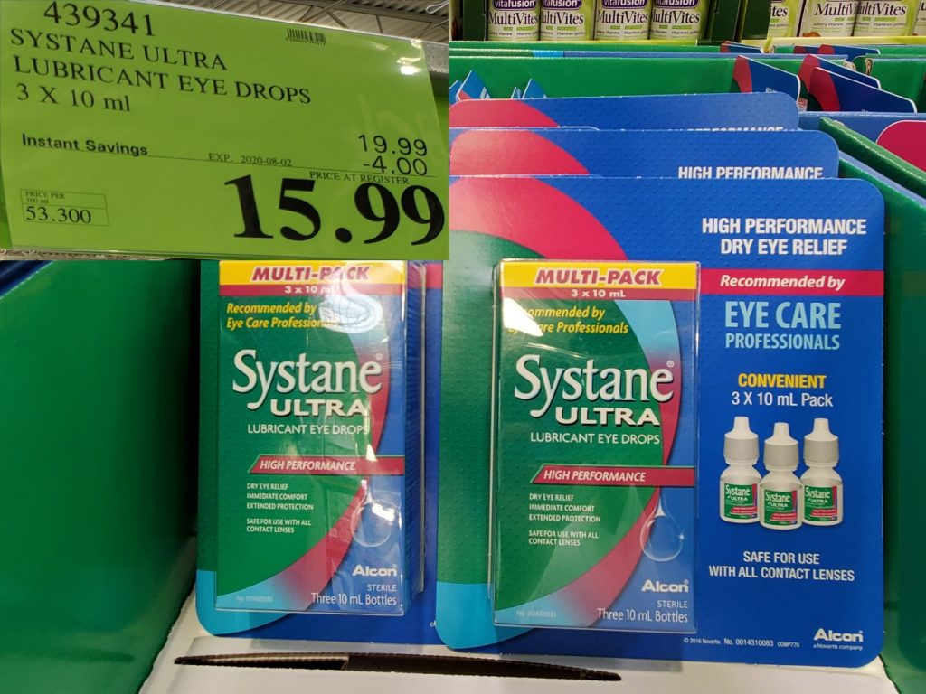 439341 SYSTANE ULTRA LUBRICANT EYE DROPS 3 X 10 ml 4 00 INSTANT SAVINGS