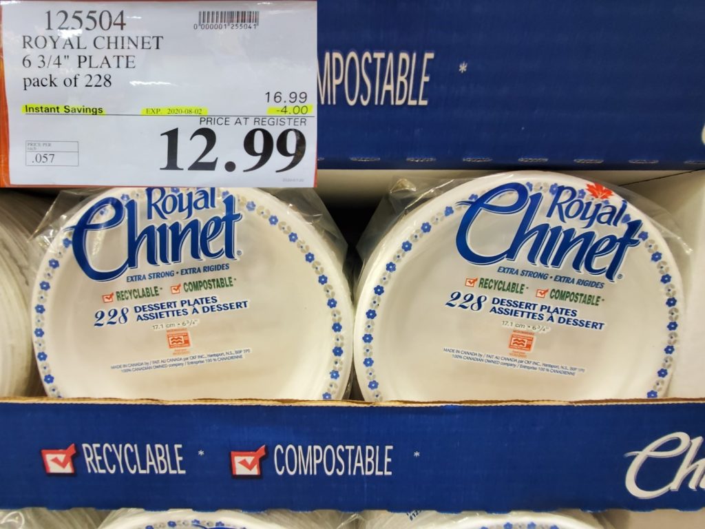 125504 ROYAL 6 3 4 PLATE PACK OF 228 4 00 INSTANT SAVINGS