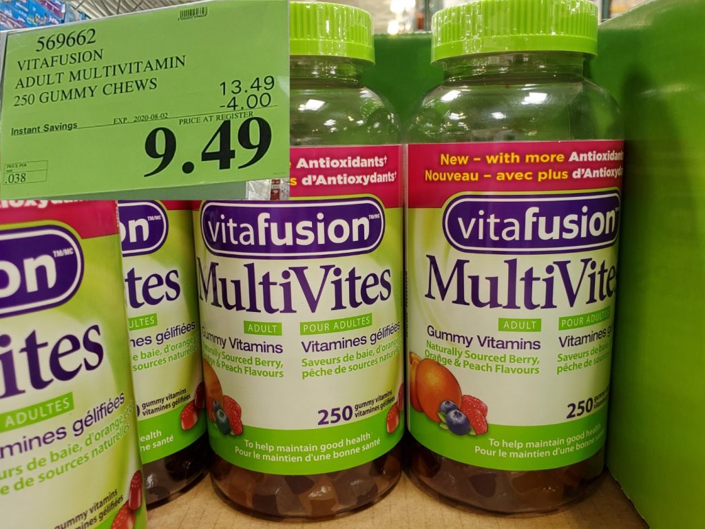 569662 VITAFUSION ADULT MULTIVITAMIN 250 GUMMY CHEWS 4 00 INSTANT