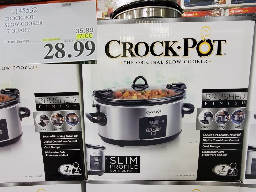 1145532 CROCK POT SLOW COOKER 7 QUART 7 00 INSTANT SAVINGS EXPIRES ON