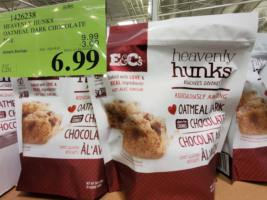 1426238 HEAVENLY HUNKS OATMEAL DARK CHOCOLATE 567G 3 00 INSTANT SAVINGS EXPIRES ON 2020 08 02 6