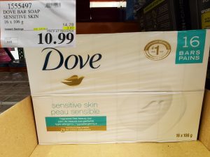 costco dove soap sensitive skin