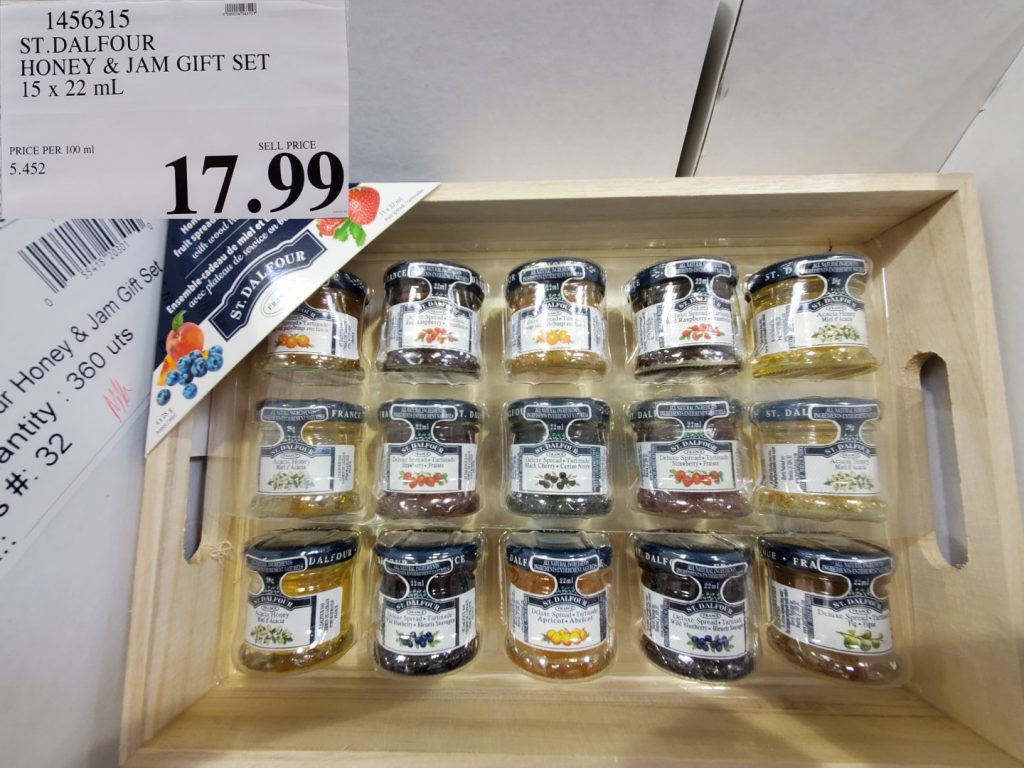 1456315 ST DALVOUR HONEY JAM GIFT SET 15 X 22 ML 17 99 Costco East