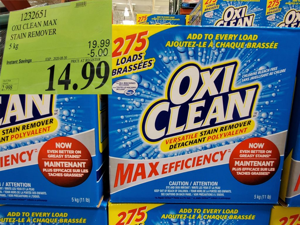 1232651 OXI CLEAN MAX STAIN REMOVER 5KG 5 00 INSTANT SAVINGS EXPIRES ON