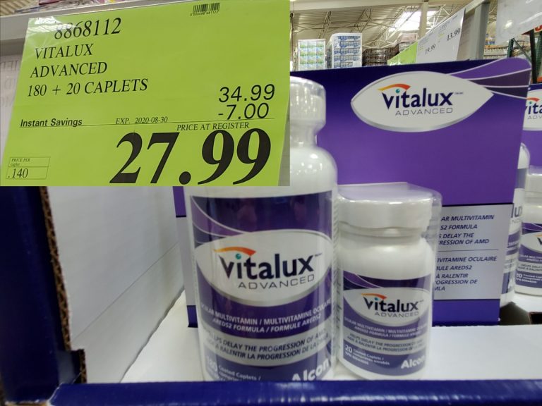 8868112 VITALUX ADVANCED 180 20 CAPLETS 7 00 INSTANT SAVINGS EXPIRES ON