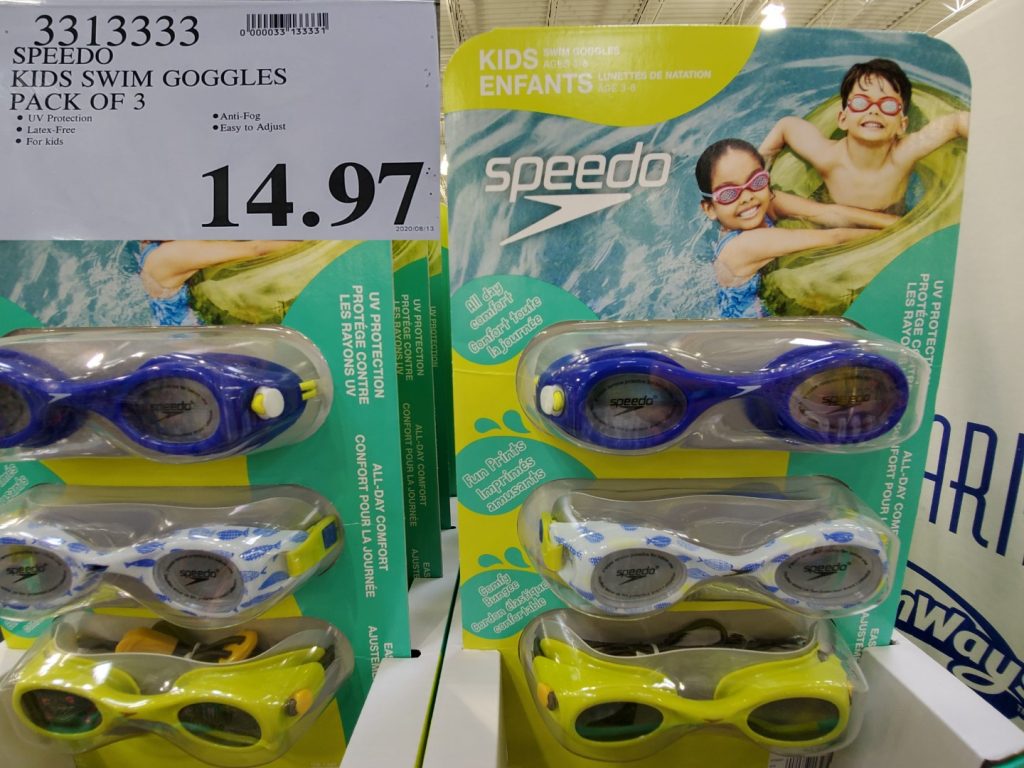 3313333 SPEEDO KIDS SWIM GOGGLES PACK OF 3 14 97 Costco East Fan Blog