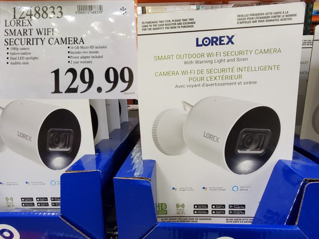 1248833 LOREX SMART WIFI SECURITY CAMERA 129 99 Costco East Fan Blog