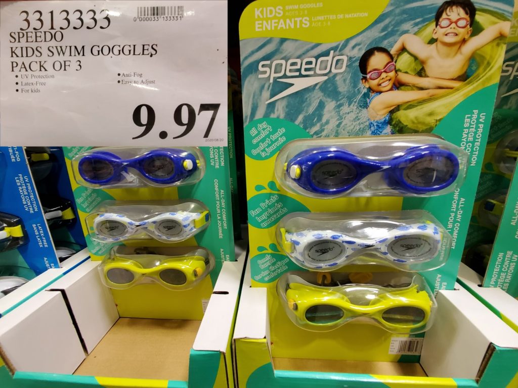 3313333 SPEEDO KIDS SWIM GOGGLES PACK OF 3 9 97 Costco East Fan Blog