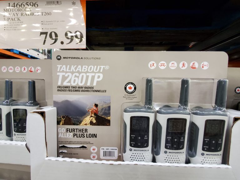1466596 MOTOROLA 2 WAY RADIOS T 260 3 PACK 79 99 Costco East Fan Blog