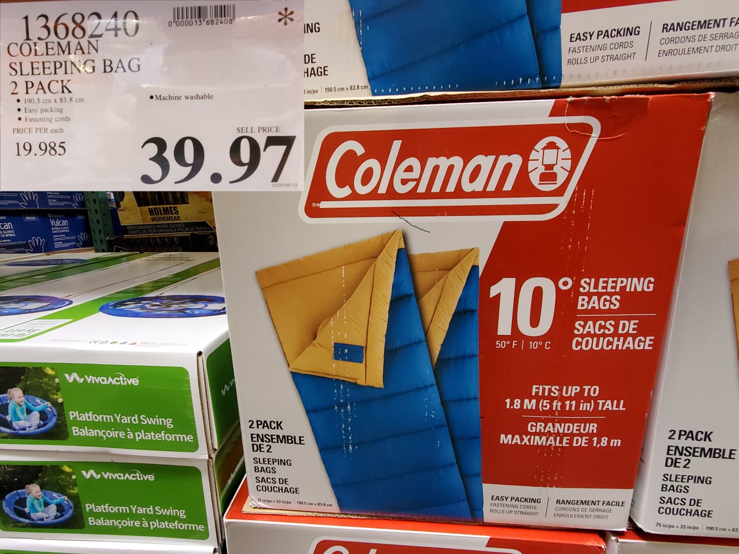 coleman sleeping bags