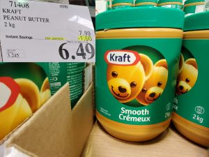 kraft peanut butter