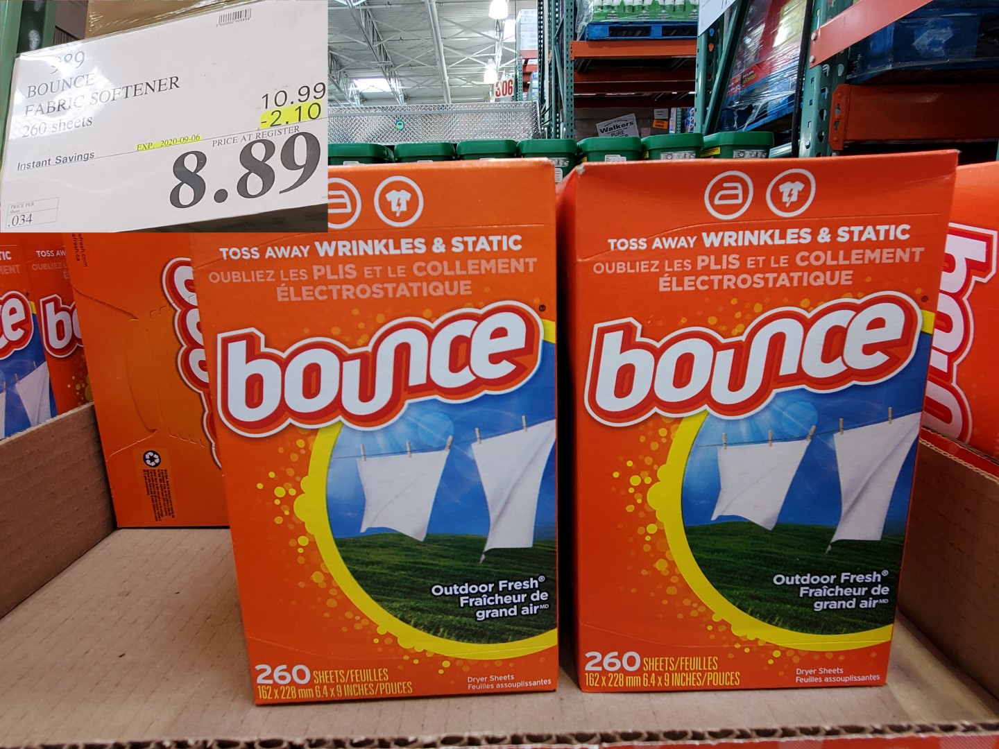 bounce fabric softener