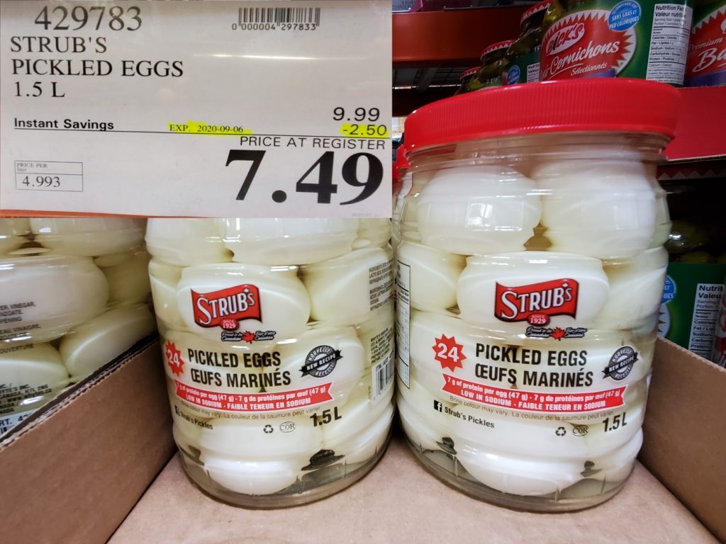 429783 STRUB S PICKLED EGGS 1 5 L 2 50 INSTANT SAVINGS EXPIRES ON 2020