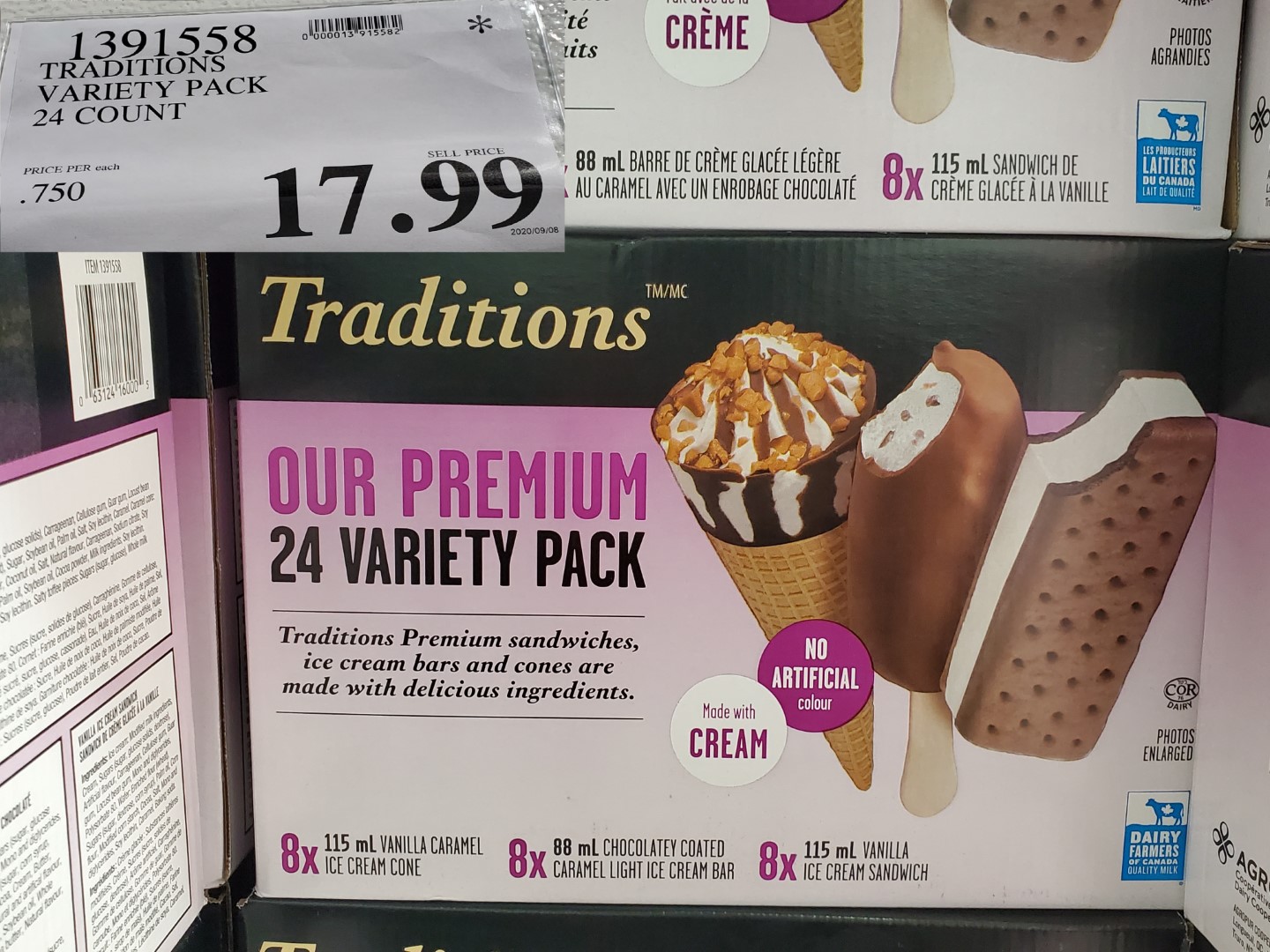 costco ice cream variety pack