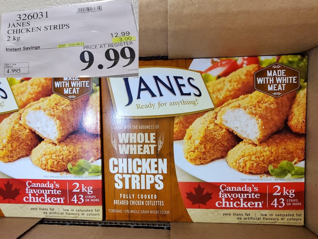 326031 JANES CHICKEN STRIPS 2 kg 3 00 INSTANT SAVINGS EXPIRES ON 2020