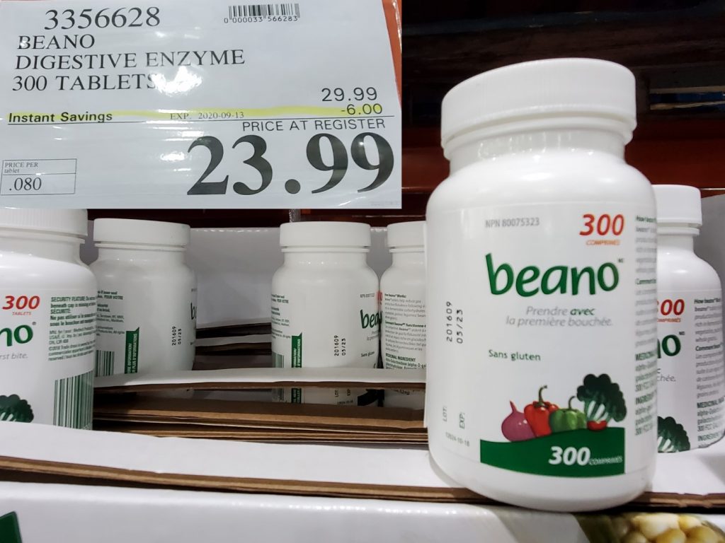 3356628 BEANO DIGESTIVE ENZYME 300 TABLETS 6 00 INSTANT SAVINGS EXPIRES