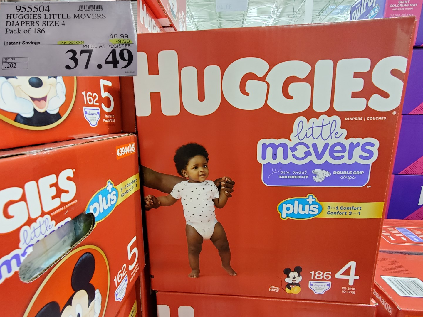 huggies lil movers size 4