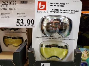 bolle snow goggles costco