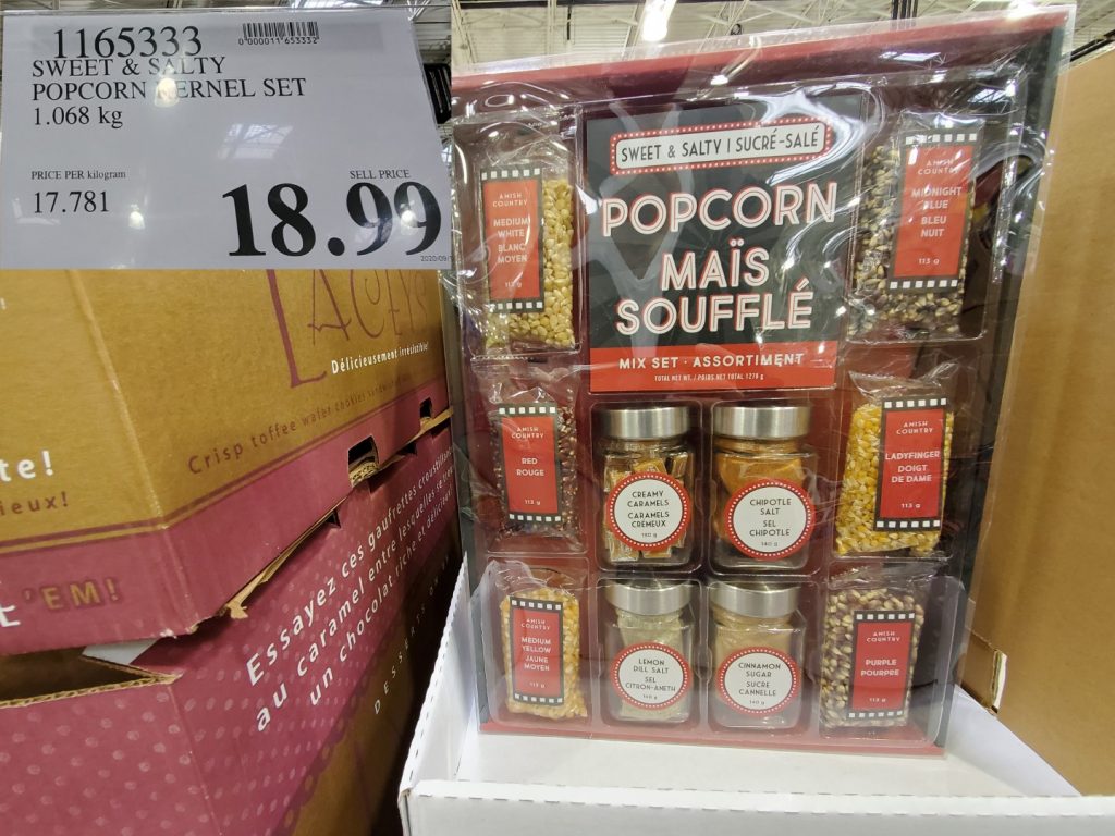 1165333 SWEET SALTY POPCORN KERNEL SET 1 068 KG 18 99 Costco East Fan