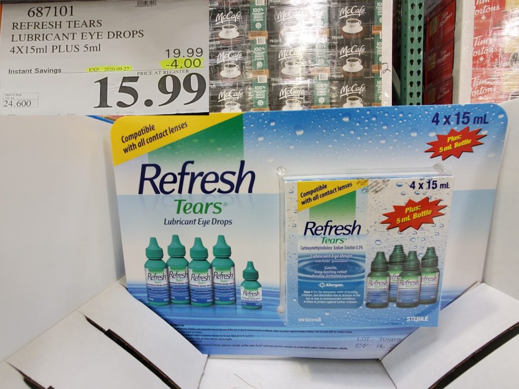 687101 REFRESH TEARS LUBRICANT EYE DROPS 4X15ml PLUS 5ml 4 00 INSTANT