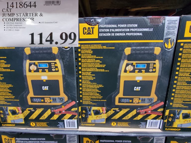 1418644 CAT JUMP STARTER COMPRESSOR 114 99 Costco East Fan Blog