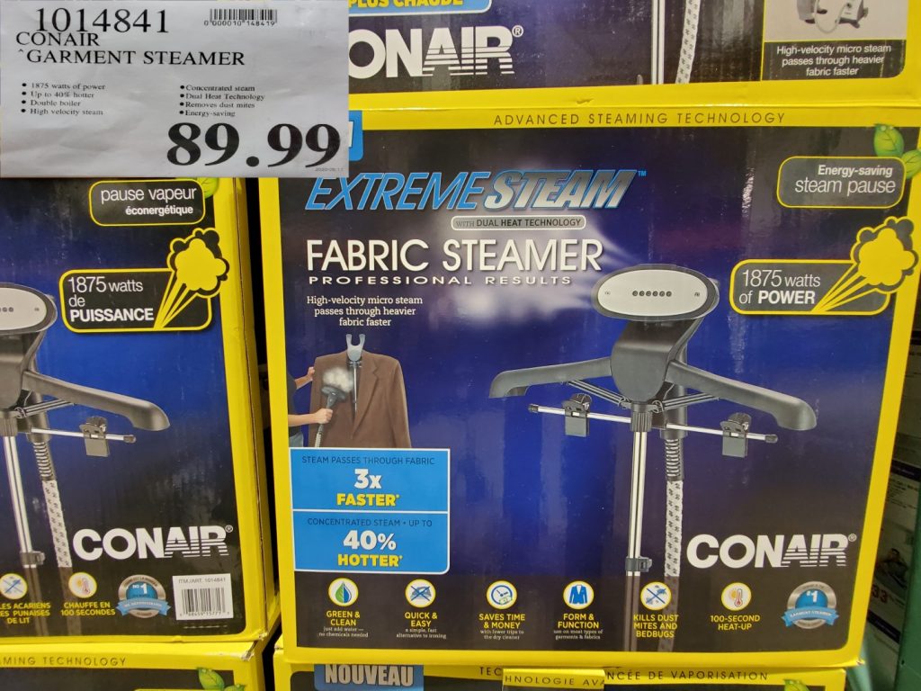 1014841 CONAIR GARMENT STEAMER 89 99 Costco East Fan Blog