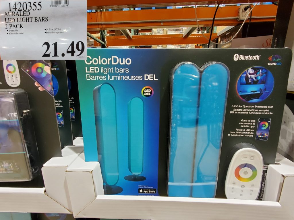 1420355 AURALED LED LIGHT BARS 2 PACK 21 49 Costco East Fan Blog