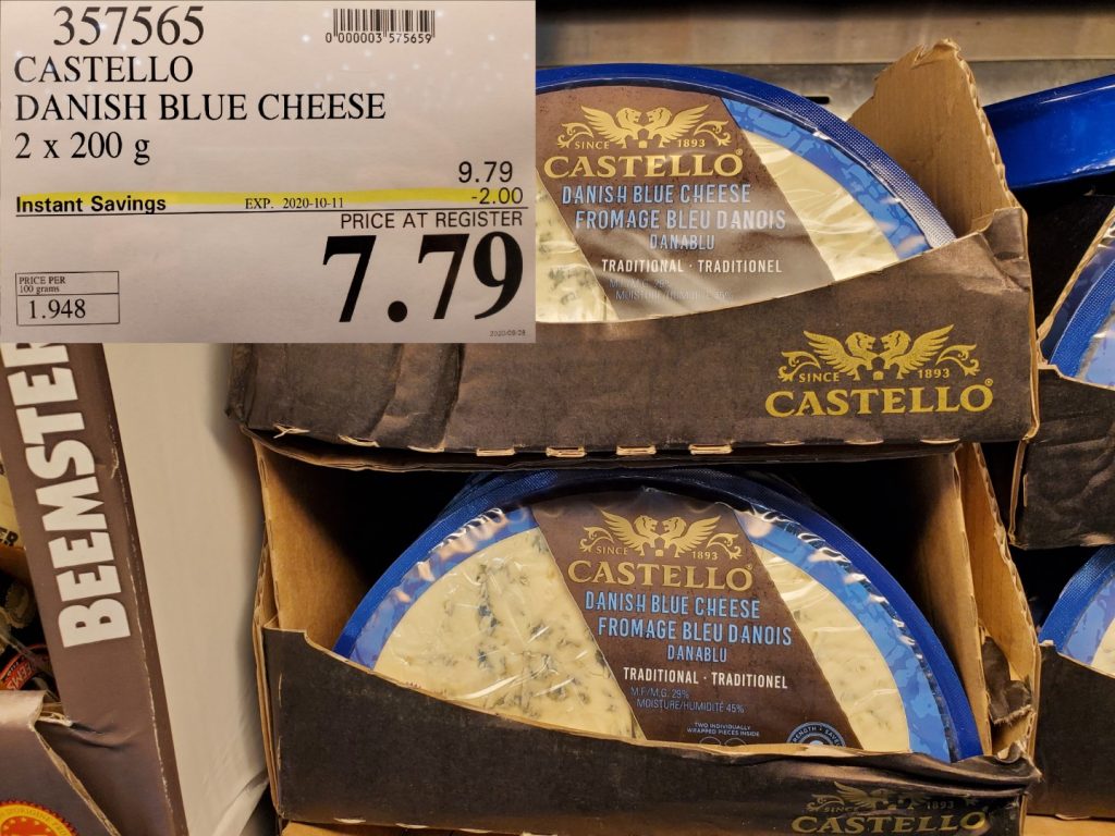 357565 CASTELLO DANISH BLUE CHEESE 2 X 200 G 2 00 INSTANT SAVINGS