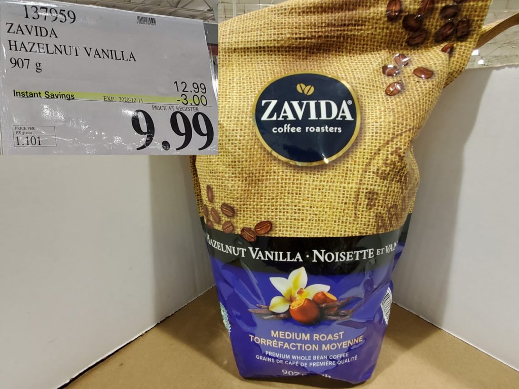 137959 ZAVIDA HAZELNUT VANILLA 907G 3 00 INSTANT SAVINGS EXPIRES ON
