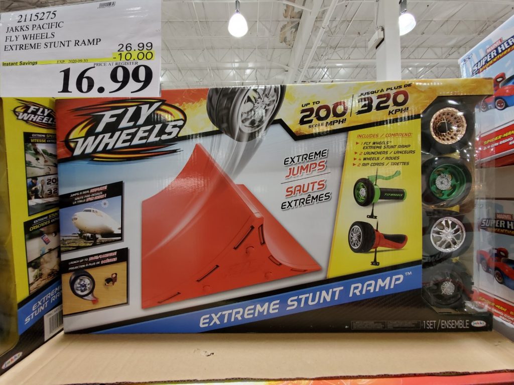 2115275 JAKKS PACIFIC FLY WHEELS EXTREME STUNT RAMP 10 00 INSTANT