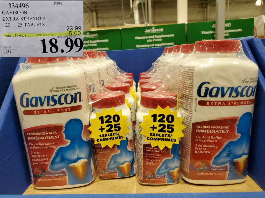 334496 GAVISCON EXTRA STRENGTH 120 25 TABLETS 5 00 INSTANT SAVINGS
