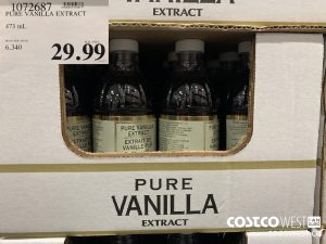 1072687 “oo
PURE VANILLA EXTRACT
473 mL
PRICE PER 100 ML SELL PRICE
29,99
