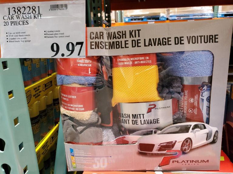 1382281 CAR WASH KIT 20 PIECES 9 97 Costco East Fan Blog