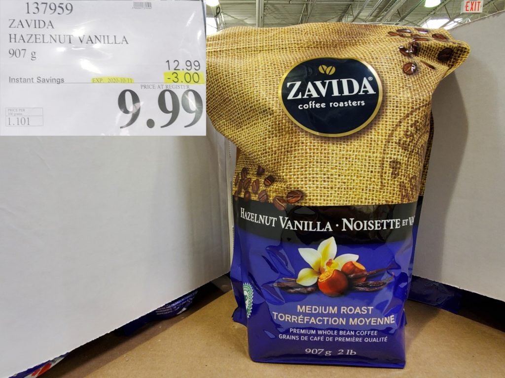 137959 ZAVIDA HAZELNUT VANILLA 907G 3 00 INSTANT SAVINGS EXPIRES ON