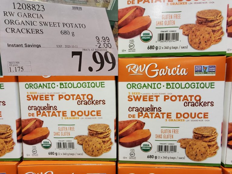 1208823 RW GARCIA ORGANIC SWEET POTATO CRACKERS 680 G 2 00 INSTANT