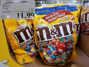 m&m's party size