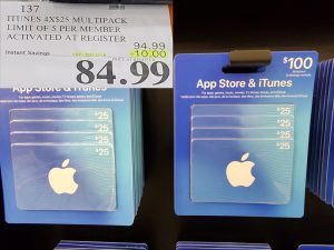itunes gift card
