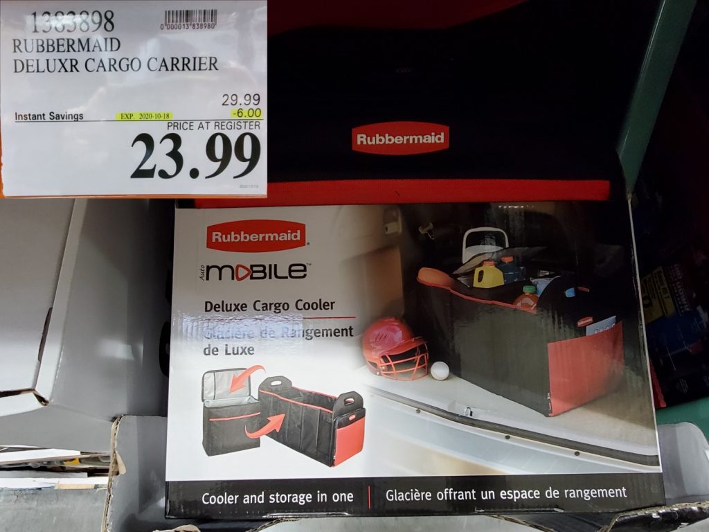 1383898 RUBBERMAID DELUXR CARGO CARRIER 6 00 INSTANT SAVINGS EXPIRES ON