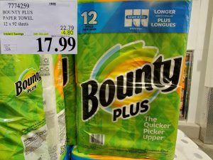 bounty plus paper towel