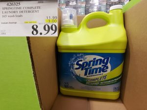 springtime laundry detergent