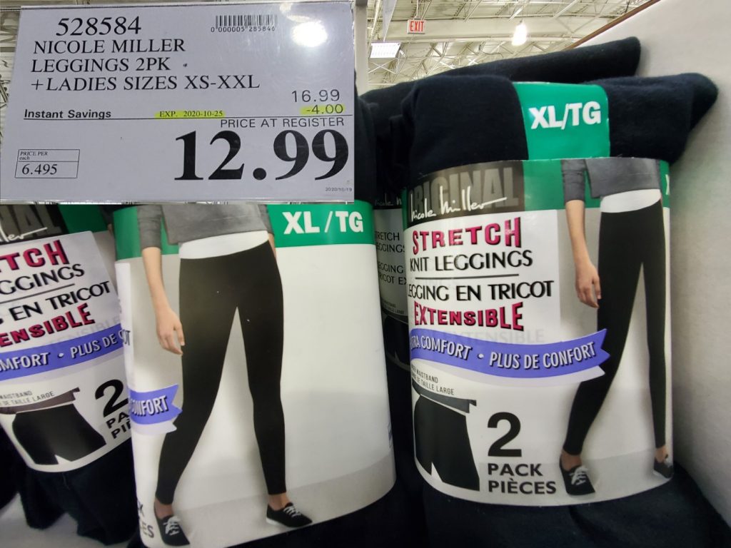 528584 NICOLE MILLER LEGGINGS 2PK LADIES SIZES XS XXL 4 00 INSTANT