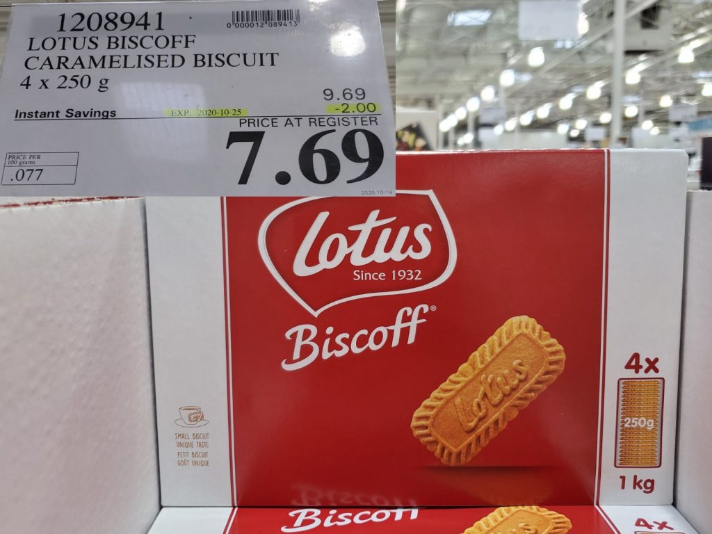 1208941 LOTUS BISCOFF CARAMELISED BISCUIT 4 X 250 G 2 00 INSTANT