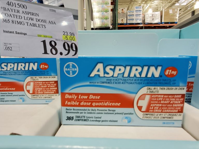 401500 BAYER ASPIRIN COATED LOW DOSE ASA 365 81MG TABLETS 5 00 INSTANT